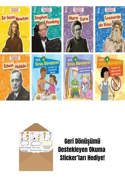 Alix Wood 8 Kitap Seti + Okuma Sticker'ları