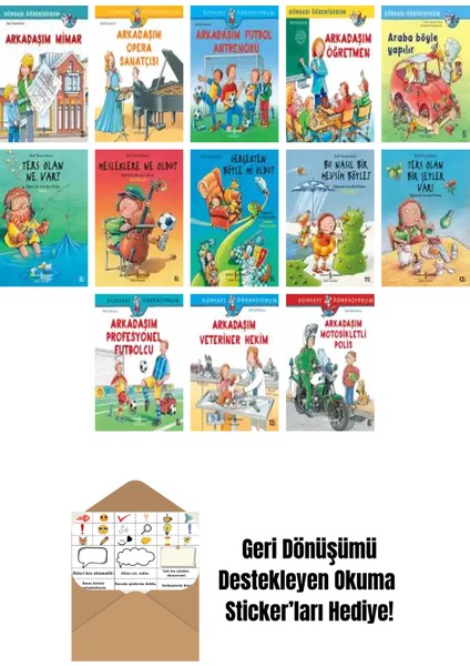 Ralf Butschkow 13 Kitap Seti + Okuma Sticker'ları