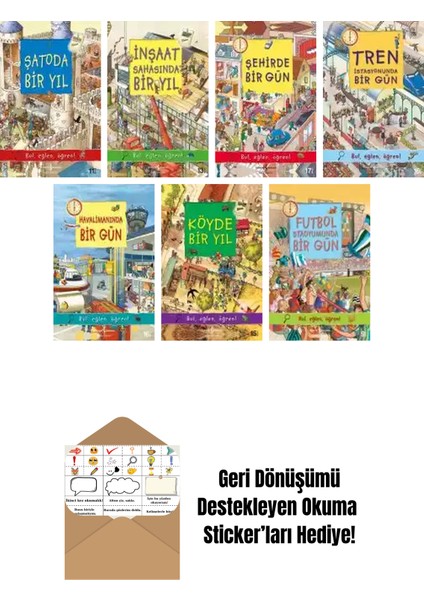 Olivia Brookes 7 Kitap Seti + Okuma Sticker'ları