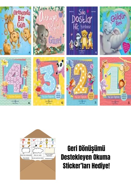 Melanie Joyce 8 Kitap Seti + Okuma Sticker'ları