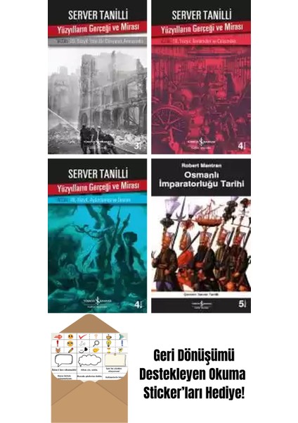 Server Tanilli 4 Kitap Seti + Okuma Sticker'ları