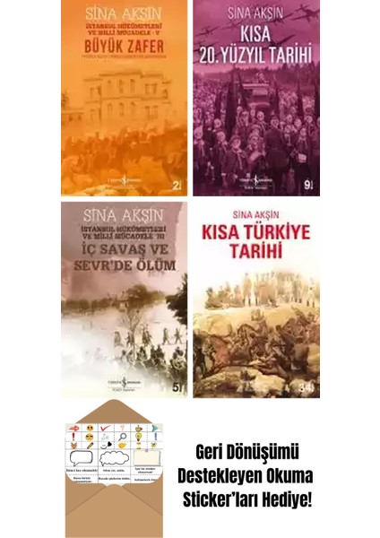 Sina Akşin 4 Kitap Seti + Okuma Sticker'ları