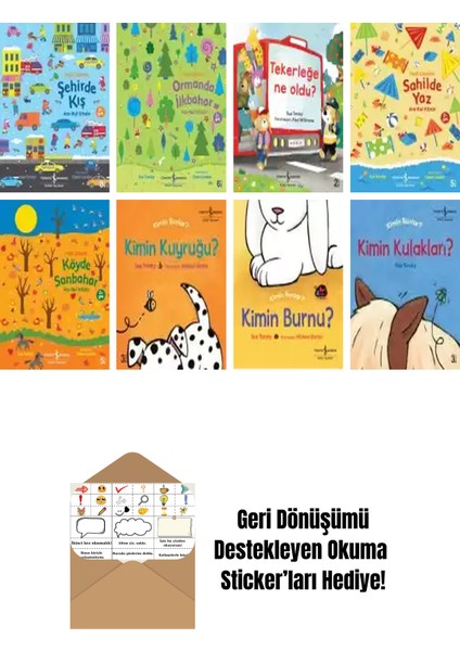 Sue Tarsky 8 Kitap Seti + Okuma Sticker'ları