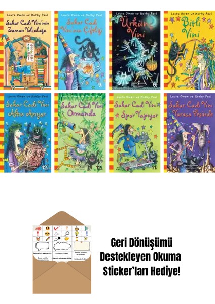 Korky Paul 8 Kitap Seti + Okuma Sticker'ları