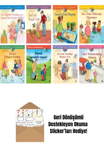 Sigrid Leberer 8 Kitap Seti + Okuma Sticker'ları
