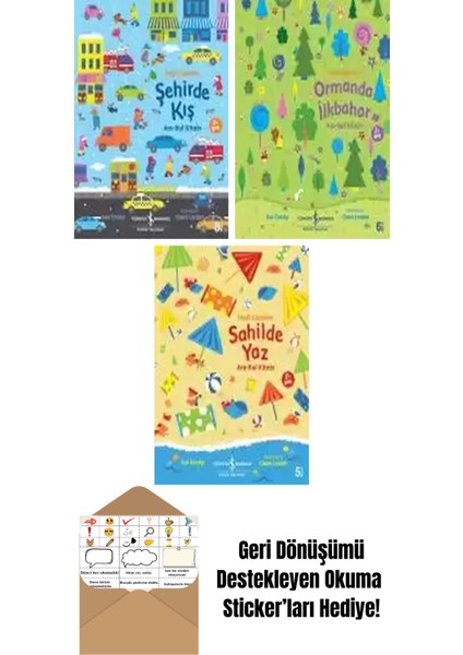 Claire Lordon 3 Kitap Seti + Okuma Sticker'ları