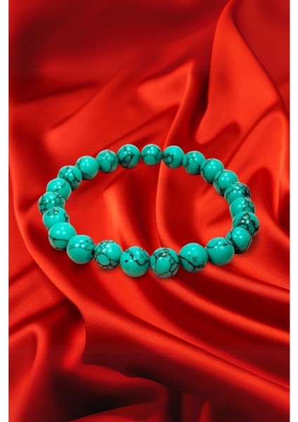 Turkuaz Doğal Taş Bileklik Kutulu fırsatları