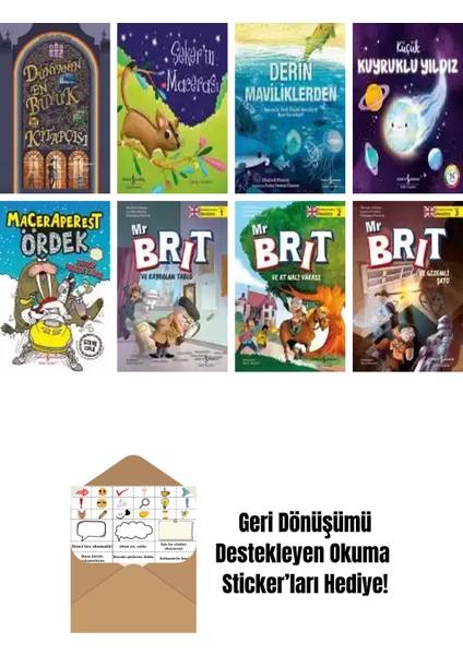 Ahu Ayan 8 Kitap Seti + Okuma Sticker'ları