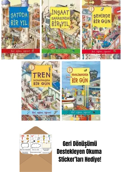 Olivia Brookes 5 Kitap Seti + Okuma Sticker'ları