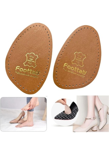 Deri Yüksek Topuklu Stiletto Kaydırmaz Taban Pedi, 1 Çift