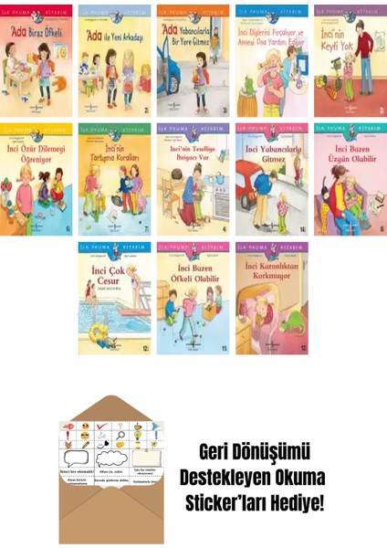 Anna Wagenhoff 13 Kitap Seti + Okuma Sticker'ları