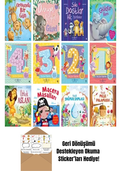 Melanie Joyce 12 Kitap Seti + Okuma Sticker'ları