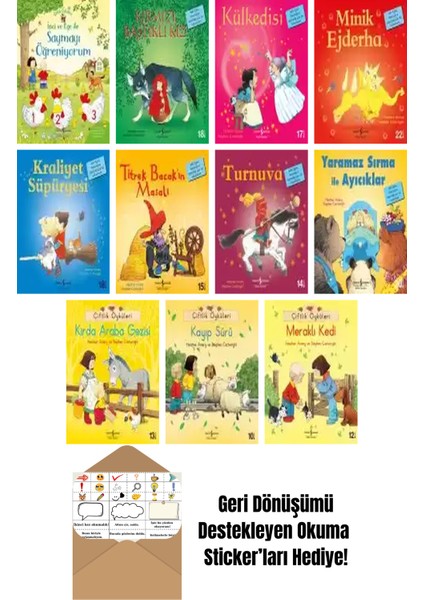 Stephen Cartwright 11 Kitap Seti + Okuma Sticker'ları