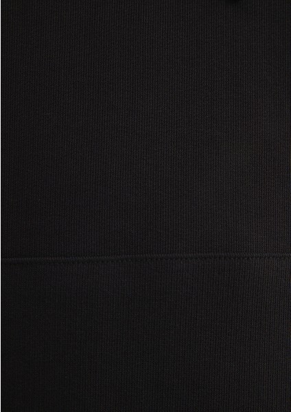 Kapüşonlu Siyah Sweatshirt 0S10330-900