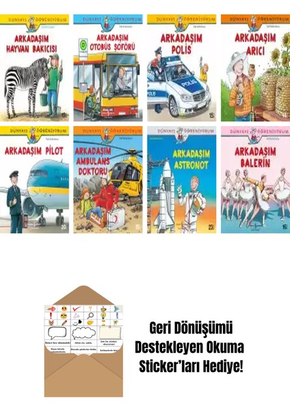 Ayça Sabuncuoğlu 8 Kitap Seti + Okuma Sticker'ları