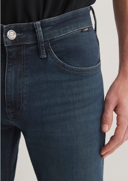 Marcus Lux Black Puslu Koyu Mavi Jean Pantolon 0035189351