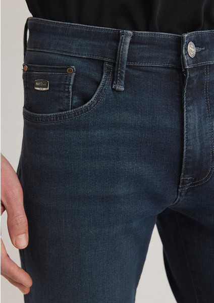 Marcus Lux Black Puslu Koyu Mavi Jean Pantolon 0035189351