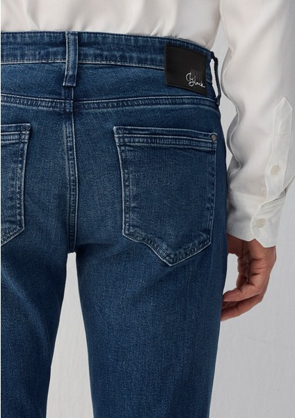 Marcus Lux Black Indigo Mavisi Jean Pantolon 0035189349