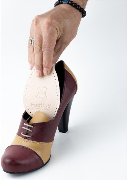 Deri Yüksek Topuklu Stiletto Kaydırmaz Tabanlık, 36-40 No