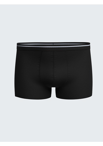 Yeni Sezon Standart Kalip Pamuklu Esnek Erkek Boxer 3'lu - S59353Z8