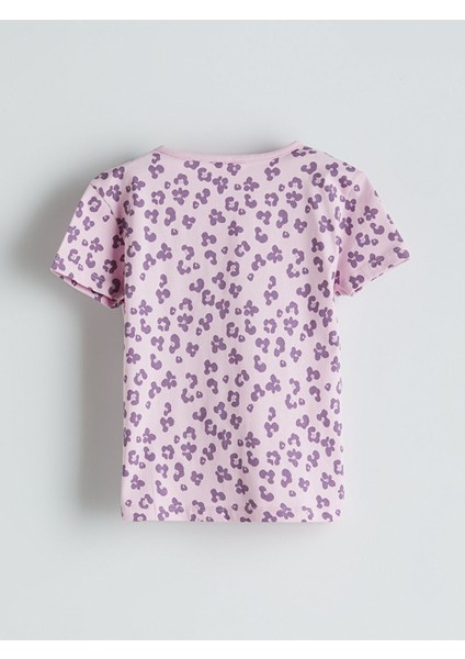 Yeni Sezon Baskili Kiz Cocuk Sortlu Pijama Takimi - S5OV06Z1 fırsatları