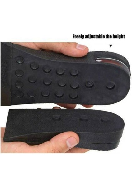 Hava Yastıklı 5 cm Tam Boy Uzatıcı Ayakkabı Tabanı, Gizli Topuk Yükselten Konforlu
