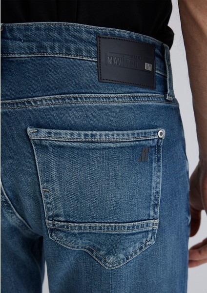 Jake Mavi Pro Indigo Puslu Comfort Jean Pantolon 0042289336