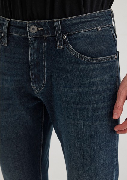 Jake Mavi Pro Koyu Puslu Comfort Jean Pantolon 0042289339