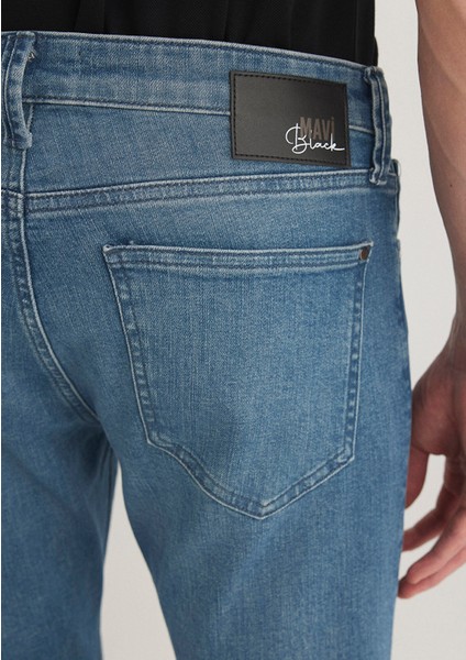 James Lux Black Gölgeli Puslu Indigo Mavisi Jean Pantolon 0042489352