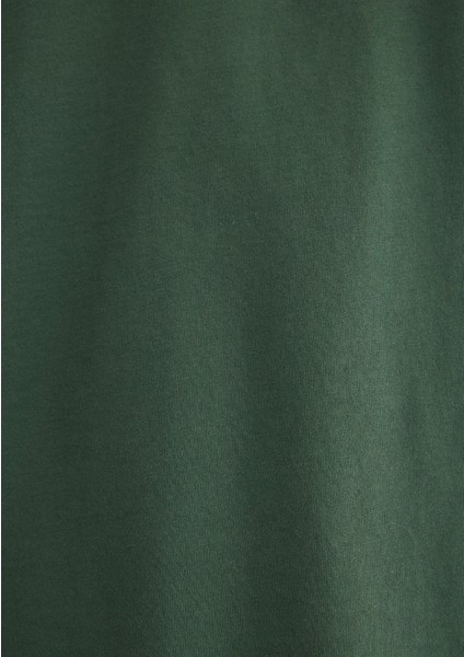 Mavi Jeans Nakışlı Yeşil Tişört 0612523-81570