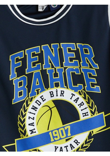 Yeni Sezon Bisiklet Yaka Fenerbahce Baskili Erkek Cocuk Atlet - S5H252Z4