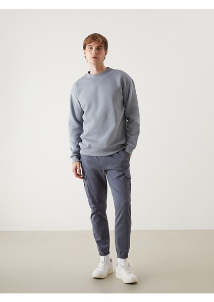 Yeni Sezon Slim Fit Erkek Kargo Pantolon - S5K561Z8