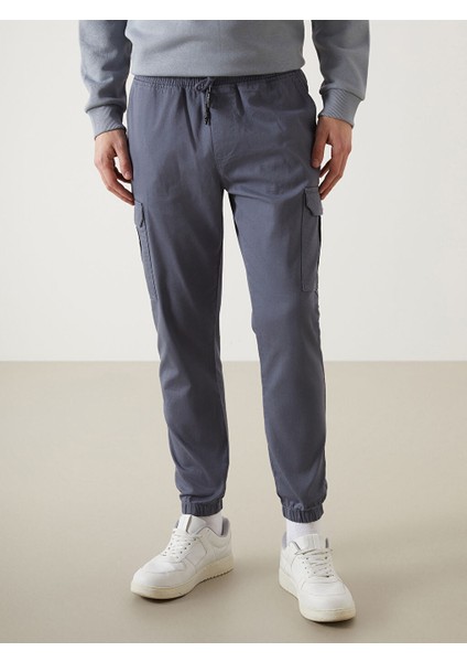 Yeni Sezon Slim Fit Erkek Kargo Pantolon - S5K561Z8