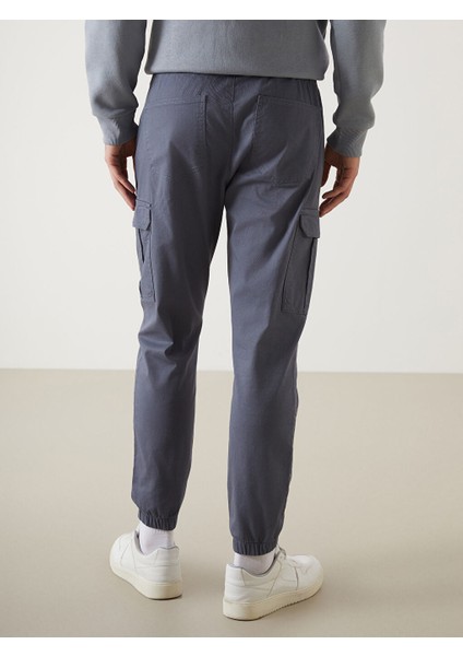 Yeni Sezon Slim Fit Erkek Kargo Pantolon - S5K561Z8