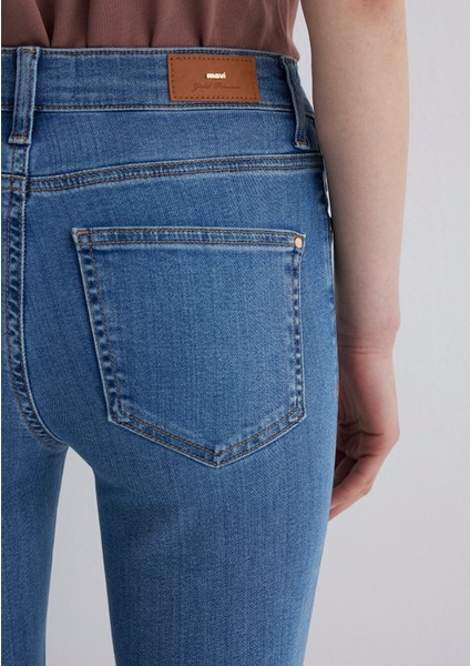 Kendra Gold Luxury Vintage Indigo Mavisi Jean Pantolon 1074689169