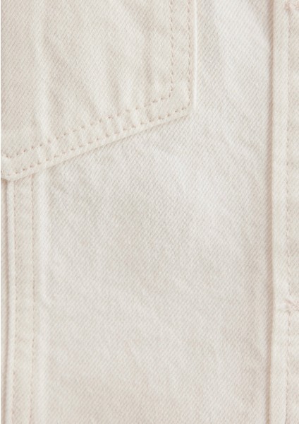 Thalia Mavi Premium Beyaz Jean Ceket 1110289-89161