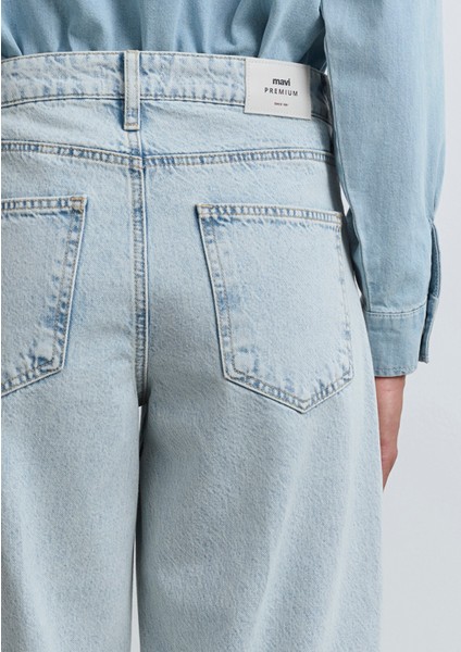 Leila Mavi Premium Buz Mavi Jean Pantolon 1010600-89581