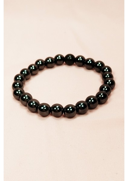 Hematit Doğal Taş Bileklik Kutulu