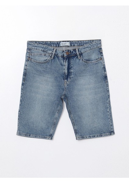 Yeni Sezon Standart Kalip Erkek Jean Sort - S5JM06Z8 indirimleri