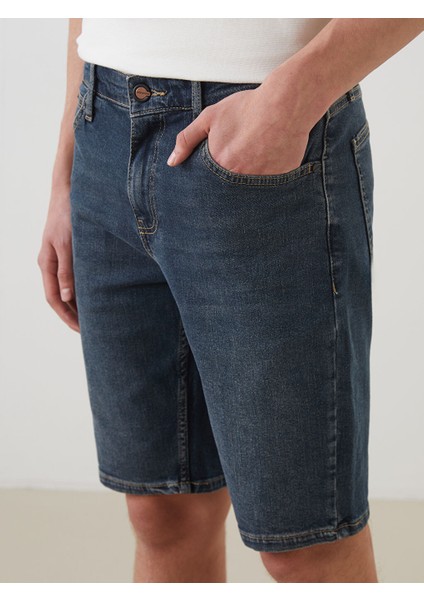 Yeni Sezon Standart Kalip Erkek Jean Sort - S5K975Z8 modelleri