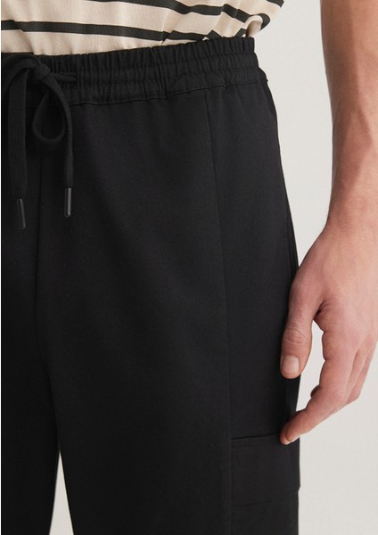 Siyah Kargo Jogger Pantolon 0010430-900
