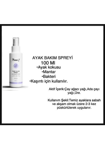 Bitkisel Ayak Koku Giderici Bakım Spreyi fiyatları