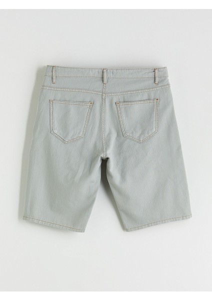 Yeni Sezon Standart Kalip Erkek Jean Sort - S5PY12Z8 fiyatları