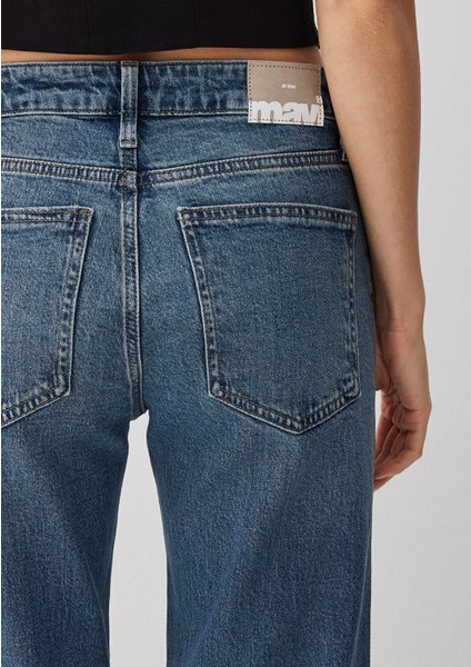 Ibiza Real Blue Puslu Koyu Mavi Jean Pantolon 1010530-89935