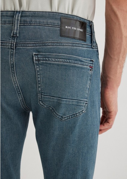 Marcus Pro Sport Puslu Indigo Mavi Jean Pantolon 0035187919