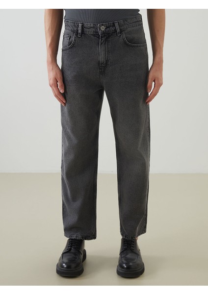 Yeni Sezon Baggy Fit Erkek Jean Pantolon - S5R167Z8 fırsatları