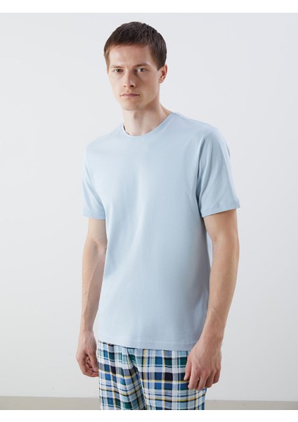 Yeni Sezon Standart Kalip Erkek Sortlu Pijama Takimi - S5GC70Z8