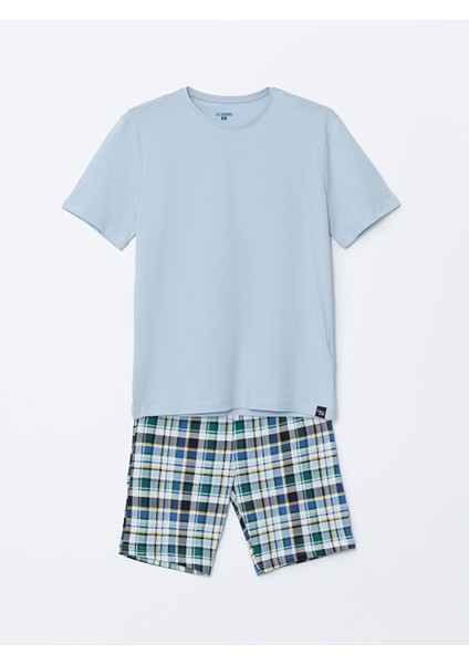 Yeni Sezon Standart Kalip Erkek Sortlu Pijama Takimi - S5GC70Z8