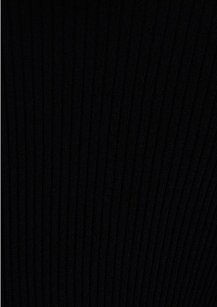 Siyah Crop Hırka 1710665-900