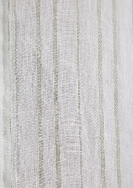 Yeşil Çizgili Ekru Gömlek 0211525-71481